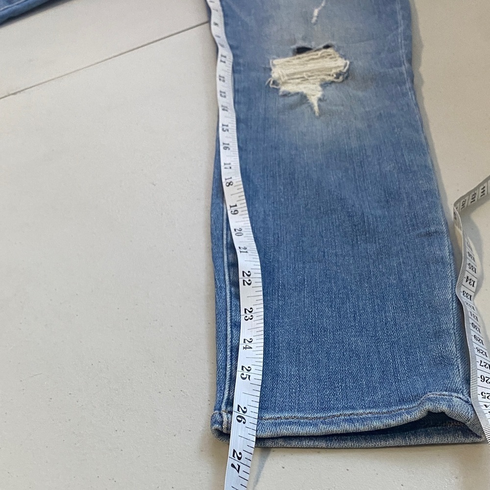 FRAME Le Skinny de Jeanne Crop Skinny Jeans in Firefly sz 27 - Picture 10 of 14